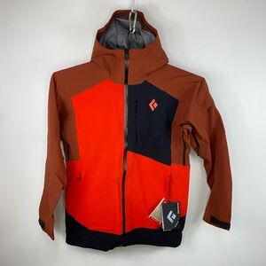 Black Diamond Men’s Recon Stretch Shell Ski Jacket Cider Black Octane Sz M $450